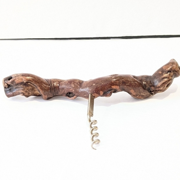 VINTAGE grapevine wood corkscrew - Picture 8 of 8